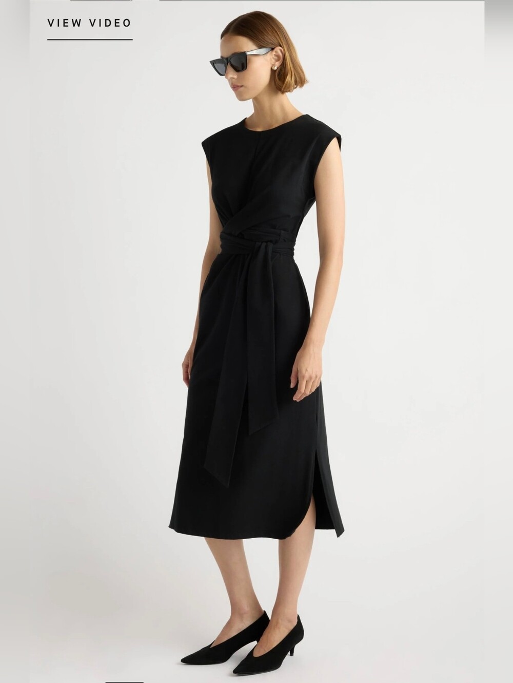 Modern Citizen Fei Tie-Front Cotton Dress